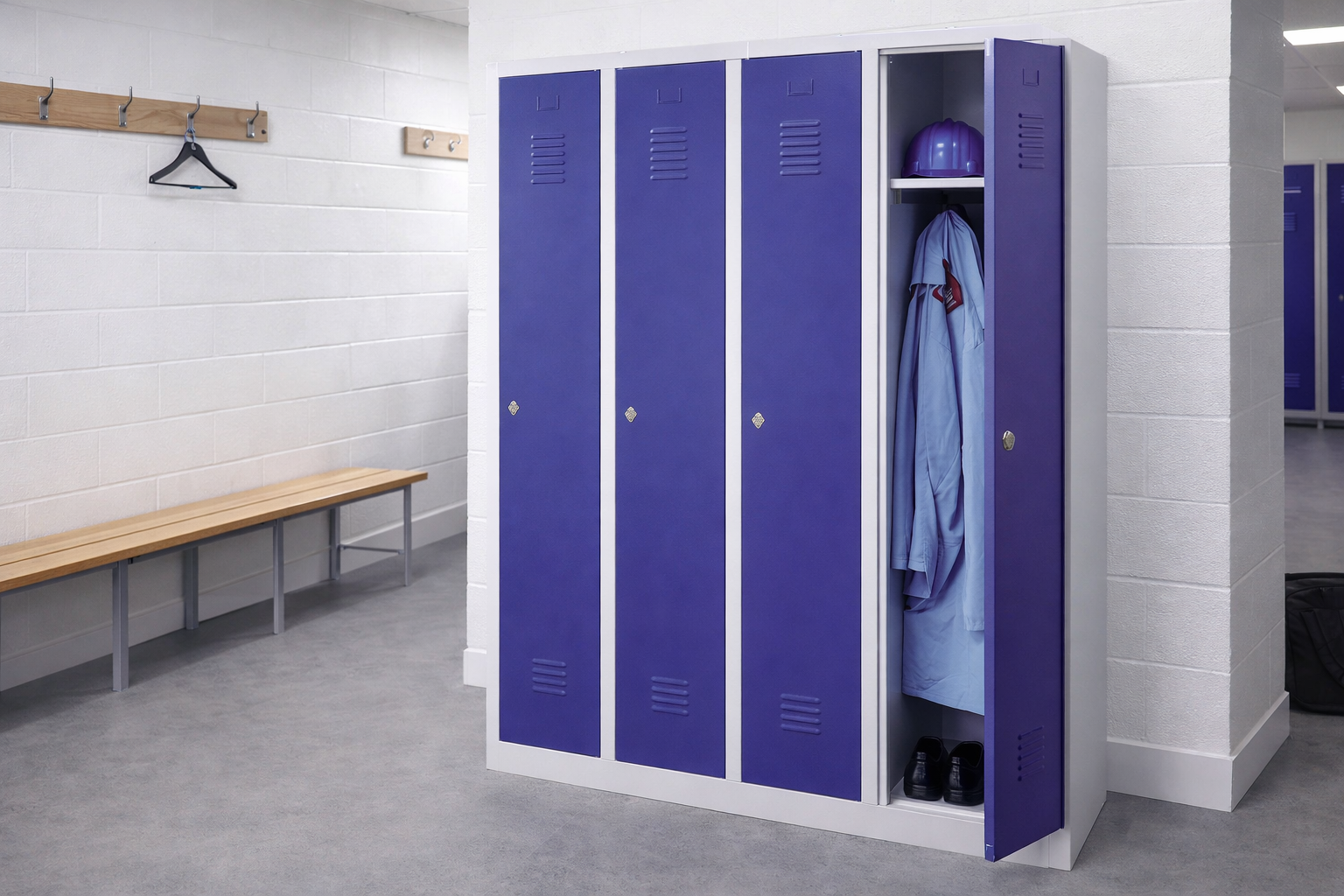 Vestiaires monoblocs