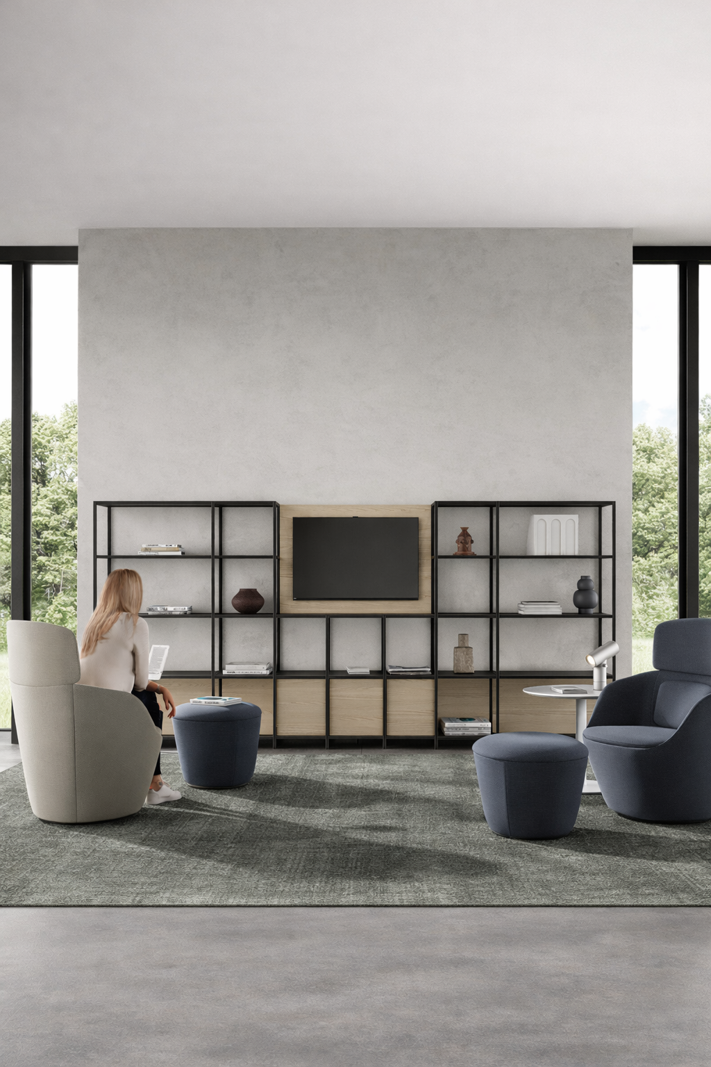 Bibliothèque de bureau modulaire Phylo