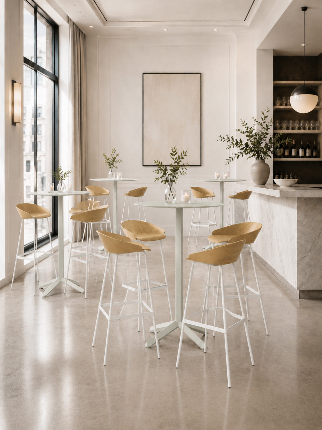 Tables hautes Flamingo