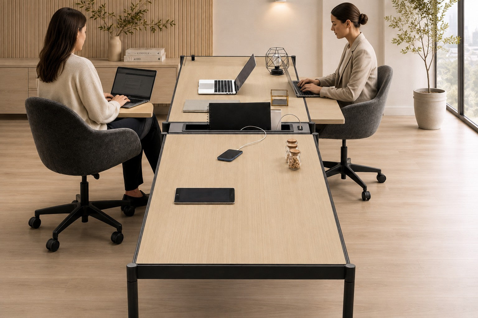 Fluido, mobilier modulaire transformable