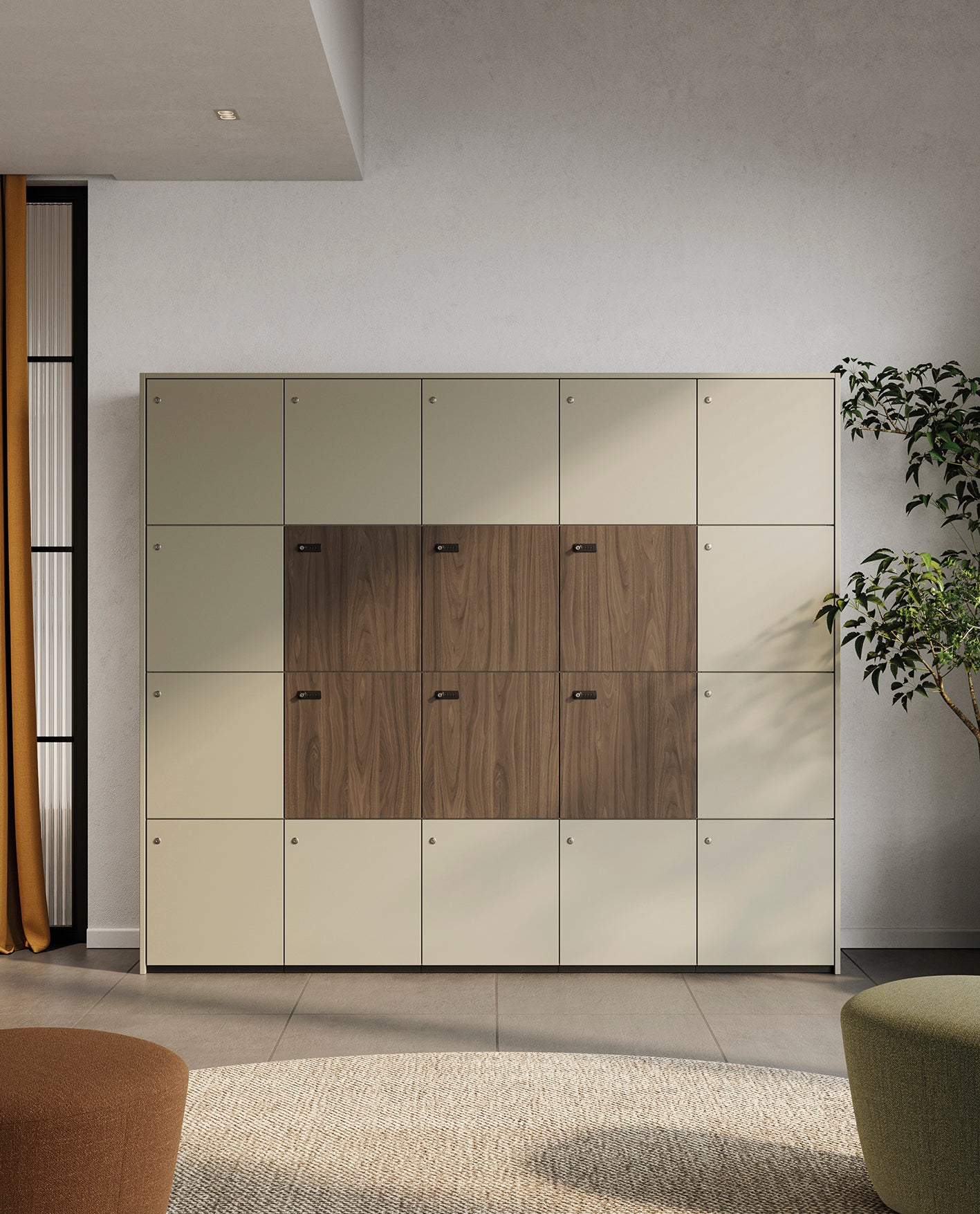 Lockers, casiers de rangement