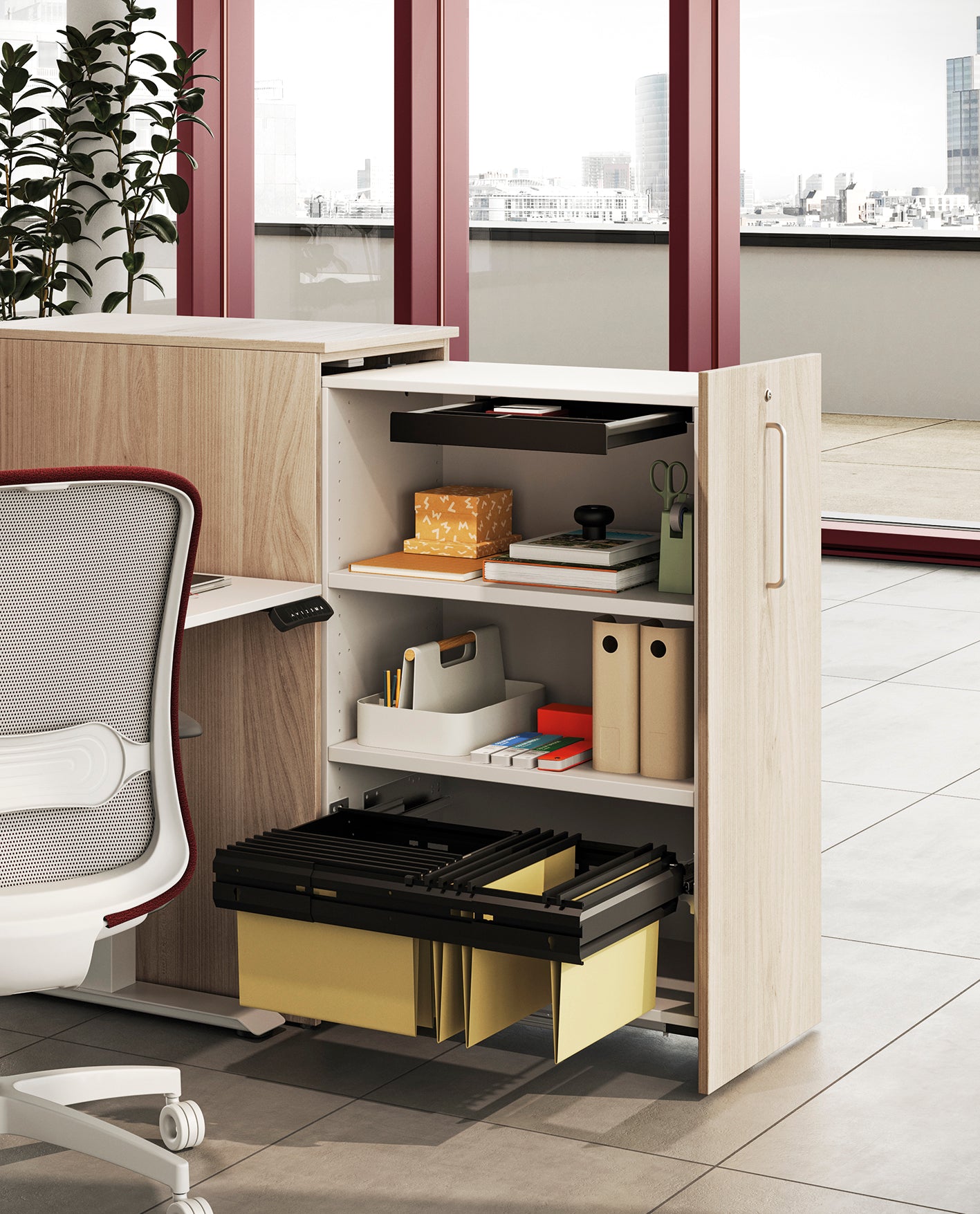 Orgatower, rangement compact et intelligent