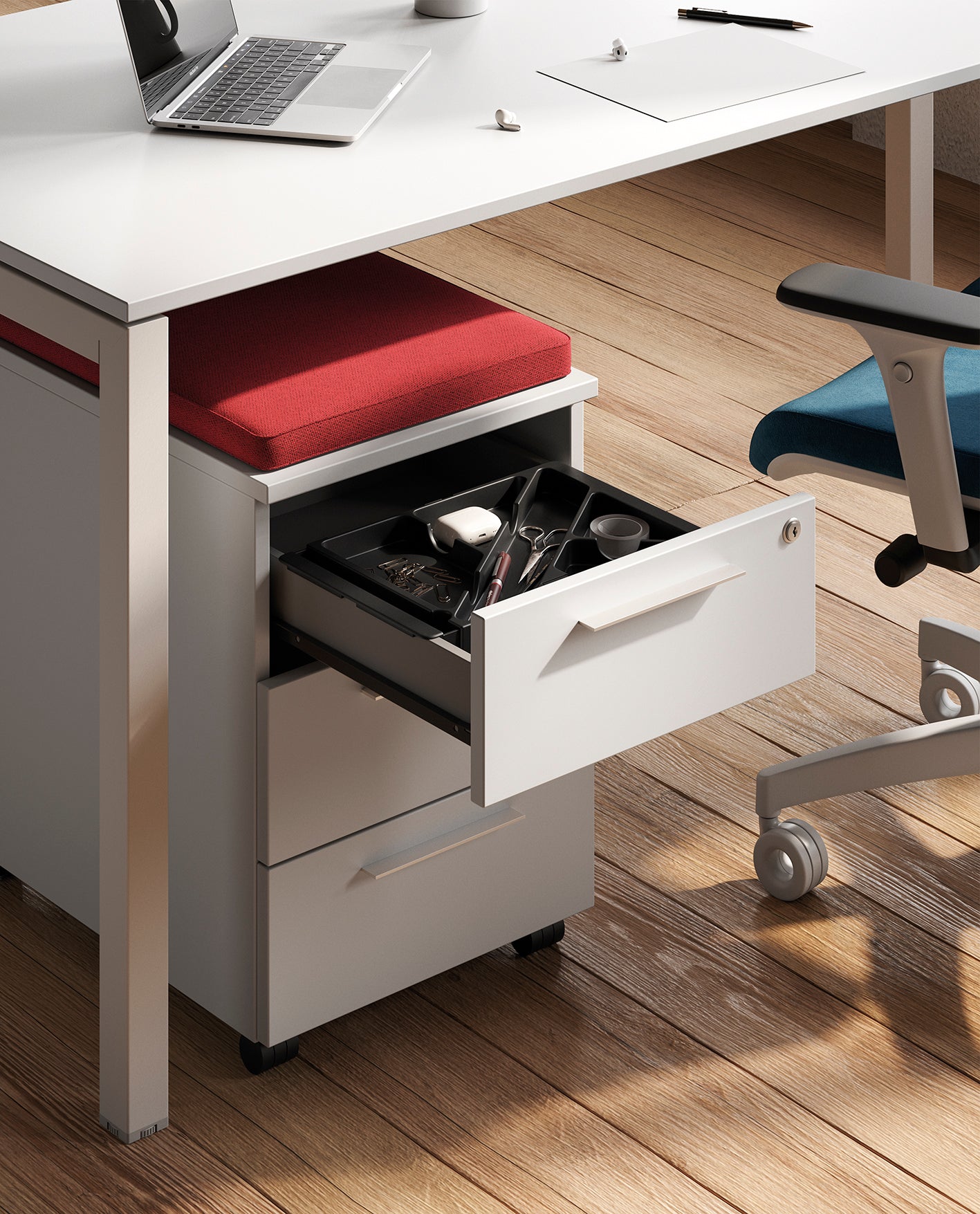 Pedestals, caissons de bureau