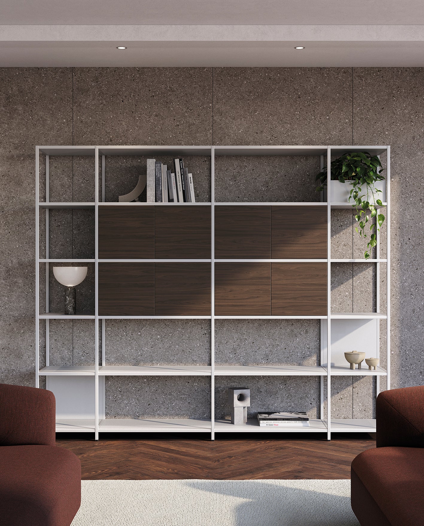 Bibliothèque de bureau modulaire Phylo