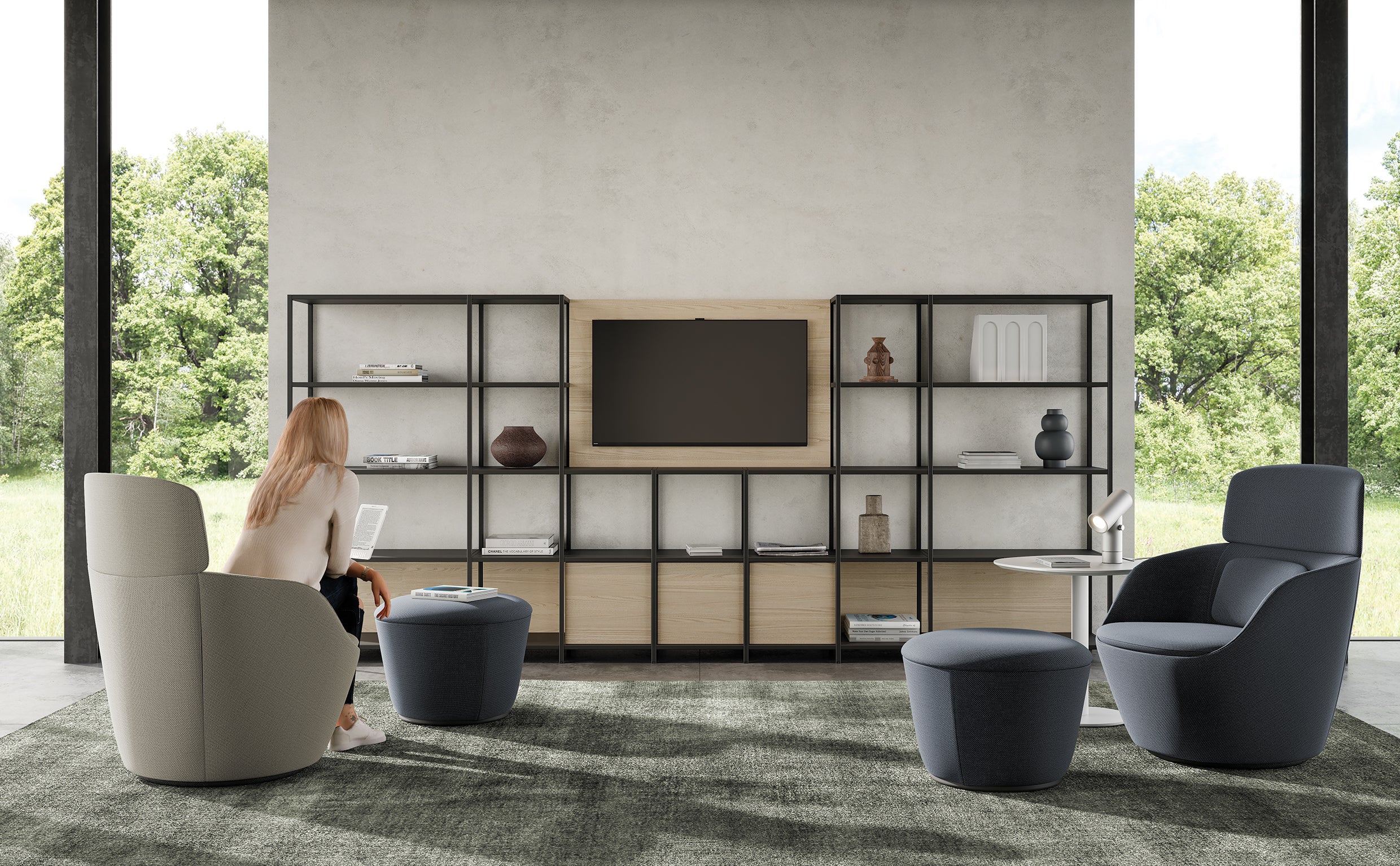 Bibliothèque de bureau modulaire Phylo