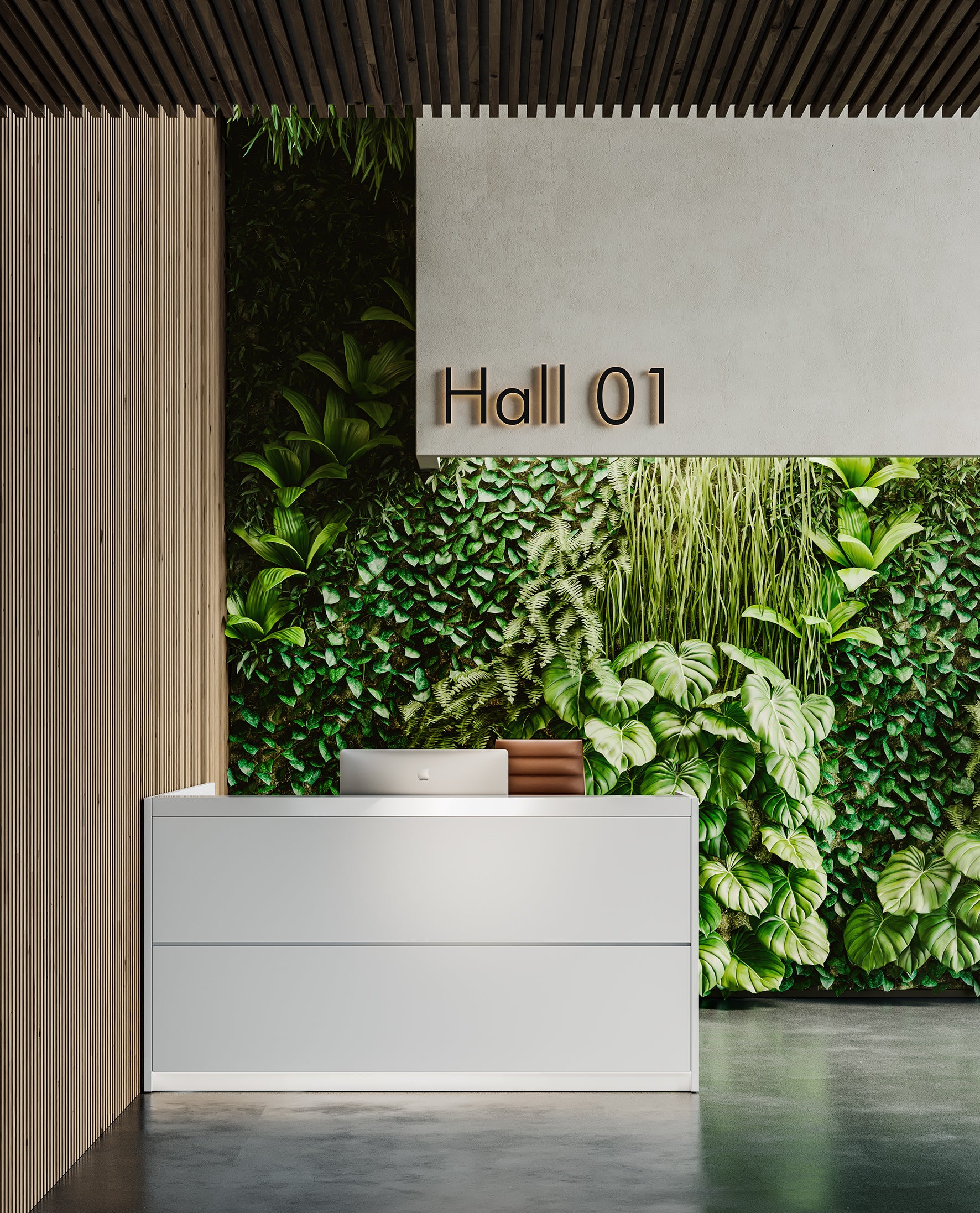 Banque d’accueil design Vogue