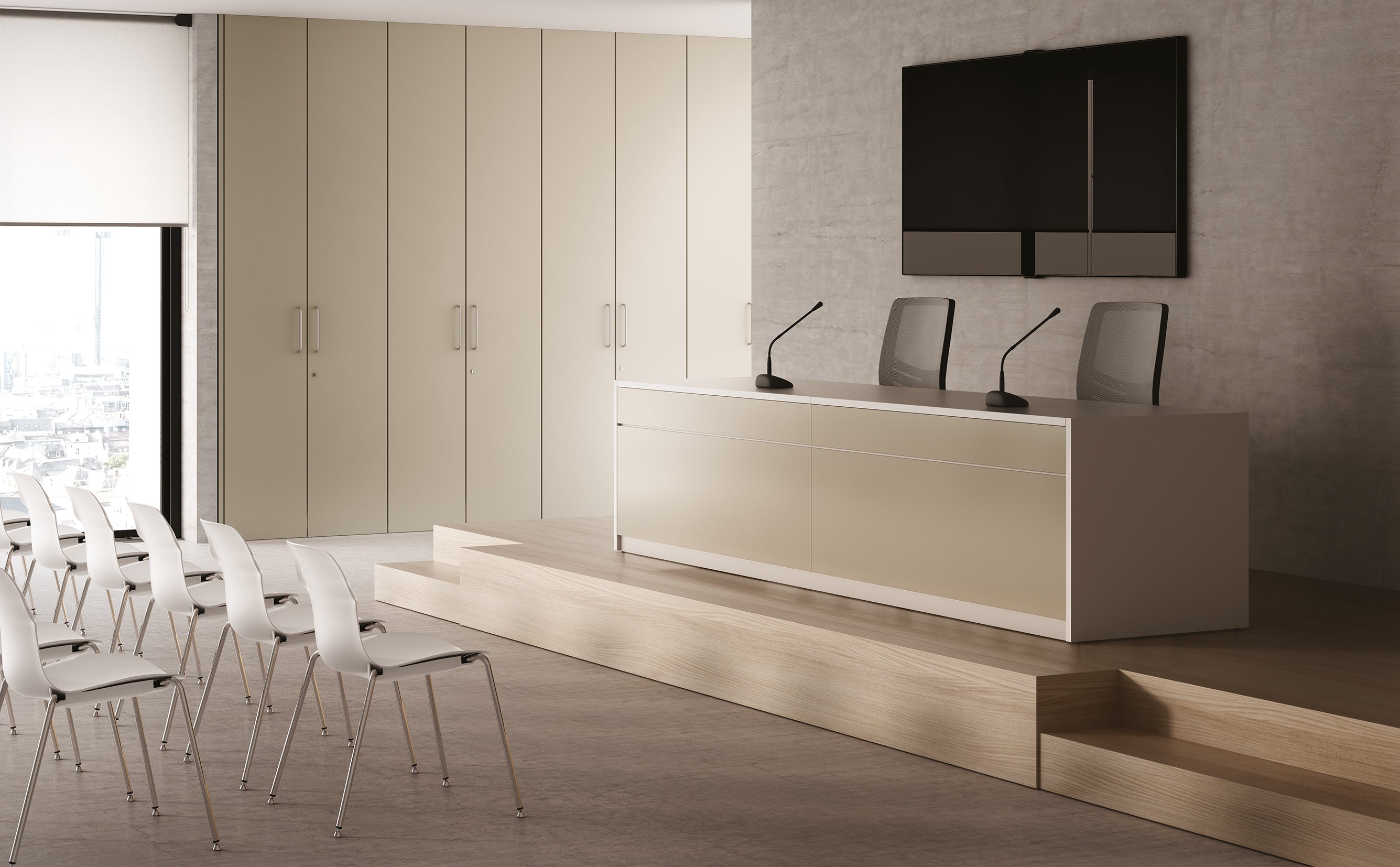 Banque d’accueil design Vogue