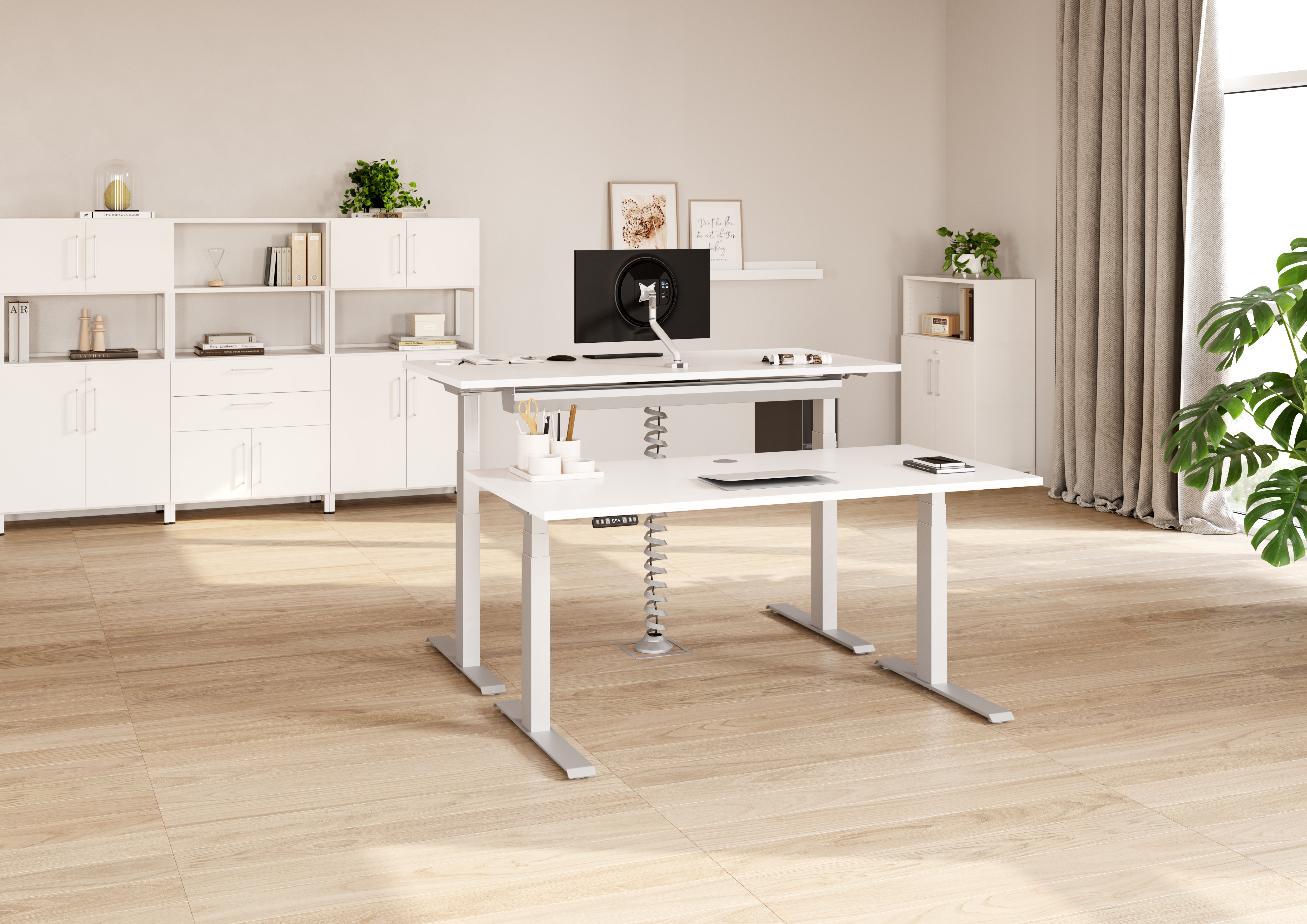 Bureau assis-debout électrique DESKUP