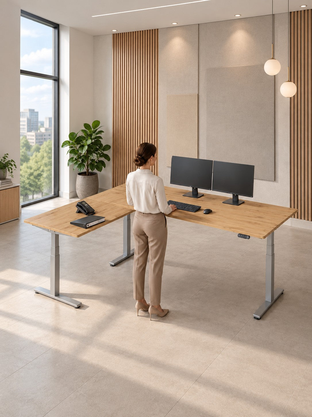Bureau d’angle électrique VXDSMW