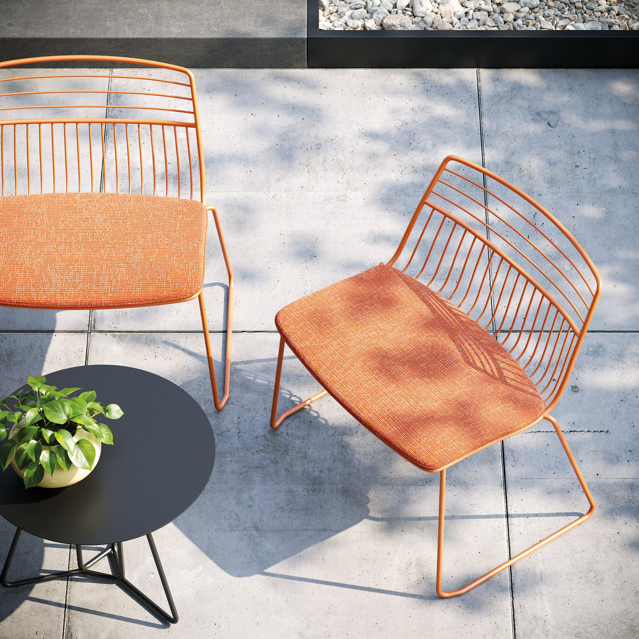 Tabouret d’extérieur Yo Metal