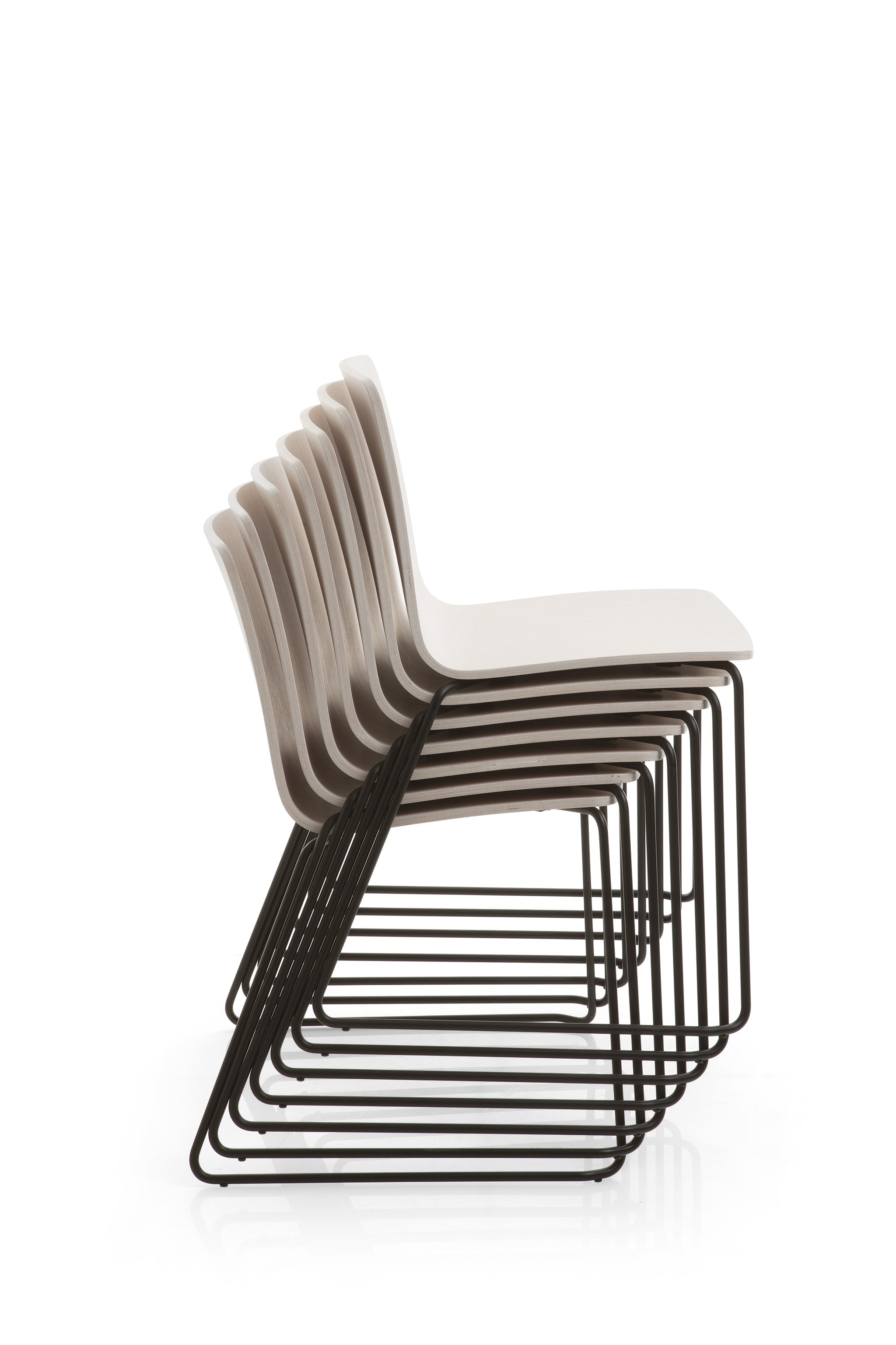 Chaises empilables en bois Yo Wood