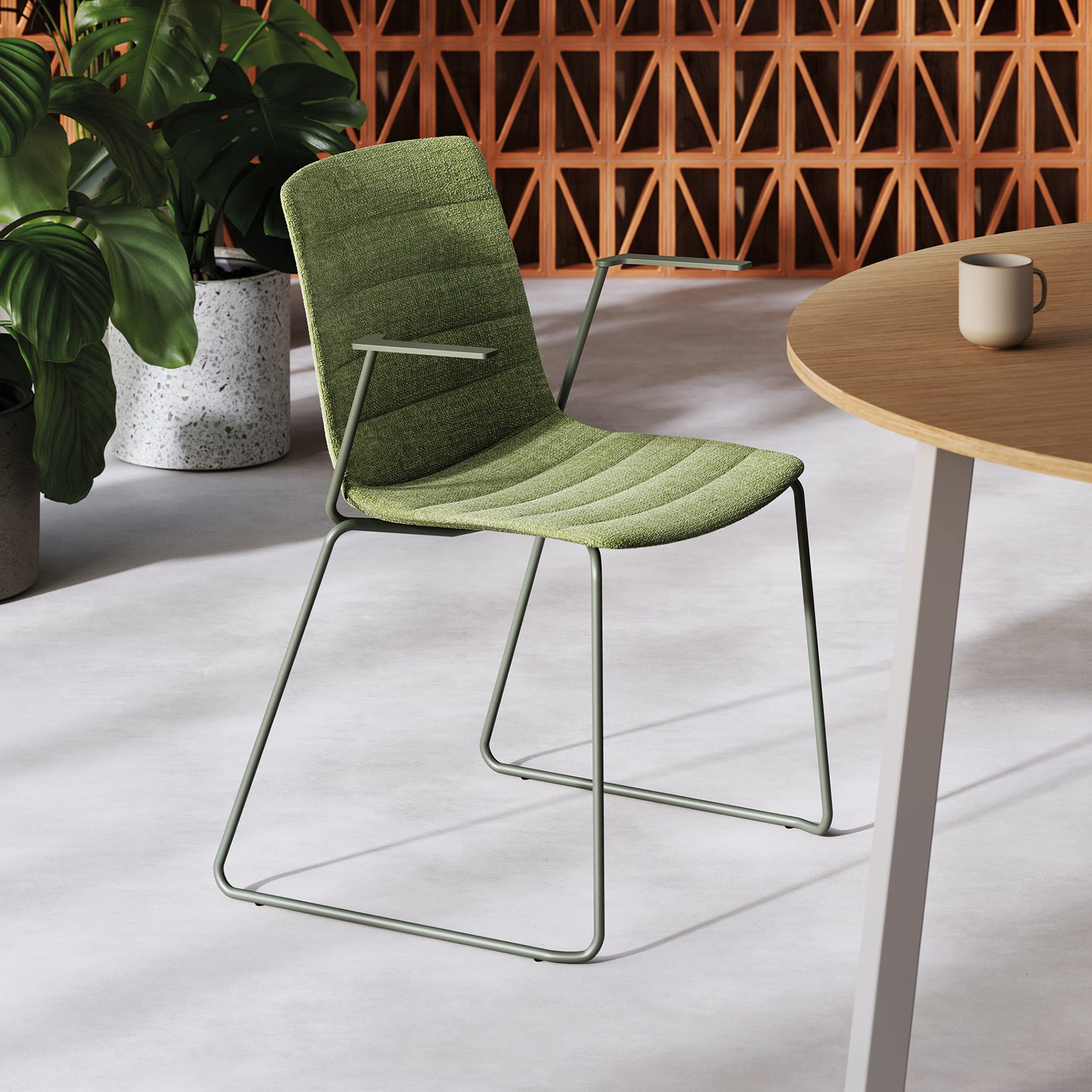 Chaises en bois Yo Wood & Tissu