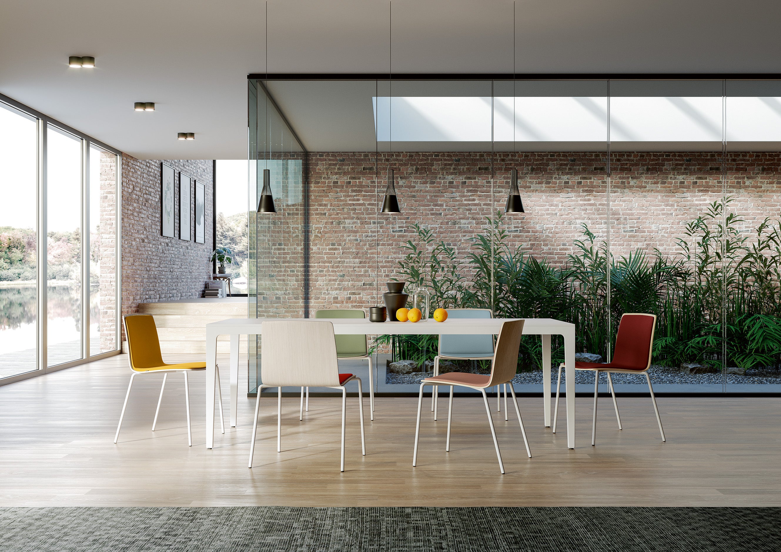 Chaises en bois Yo Wood & Tissu