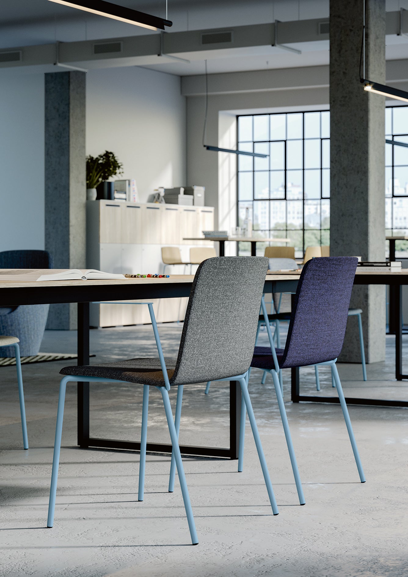 Chaises en bois Yo Wood & Tissu