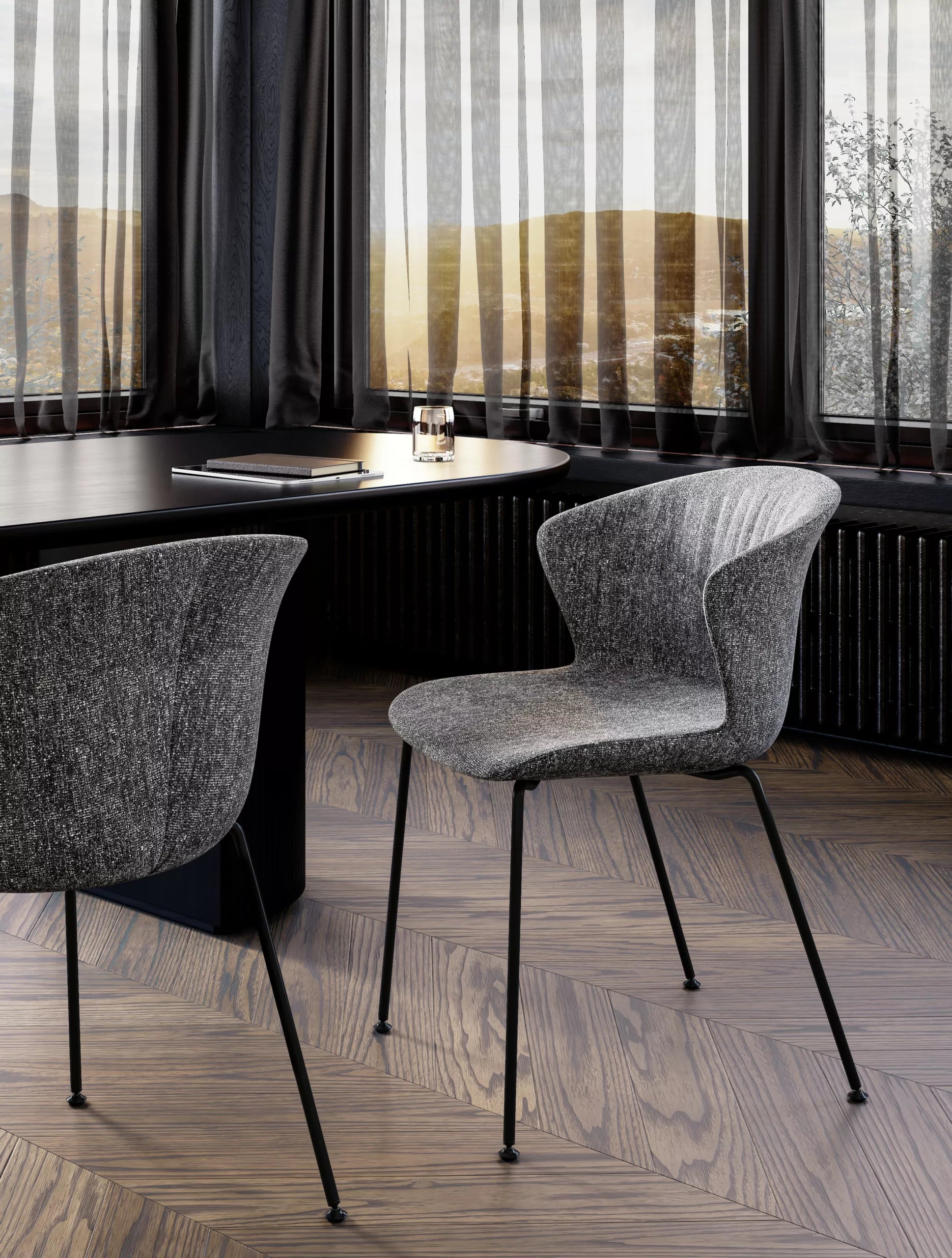 La chaise de réunion Kicca Plus