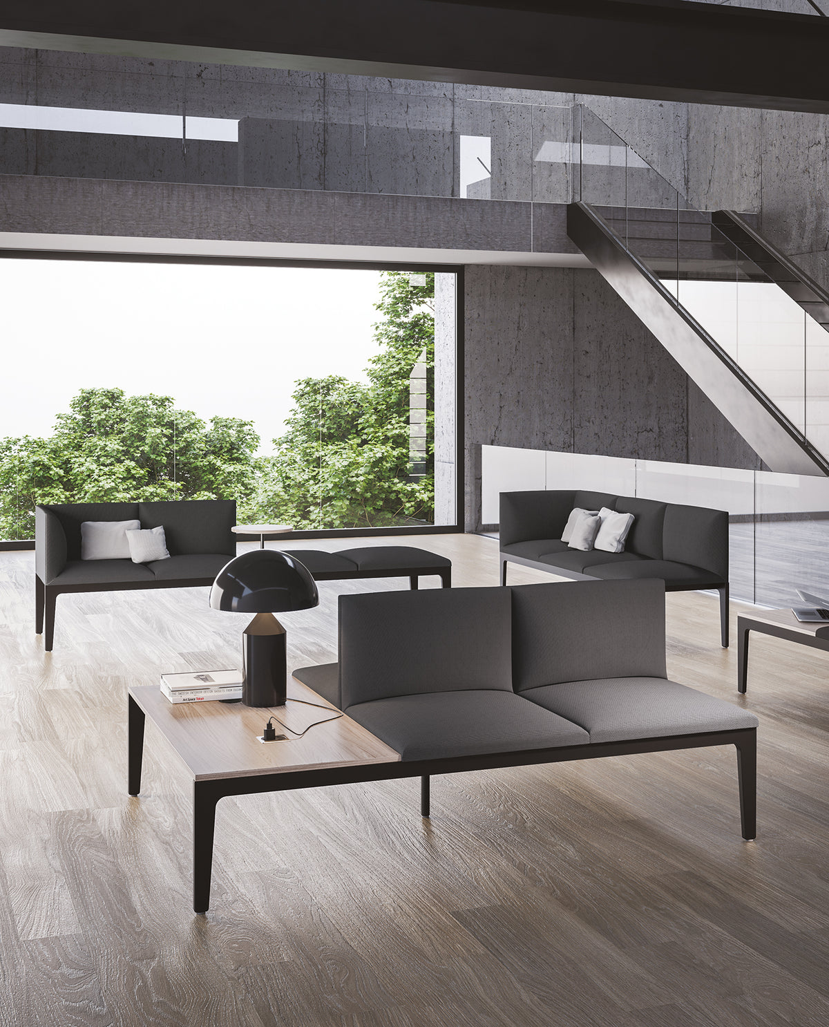 Canapés Alplus : lounge modulable, confort premium & options acoustiques