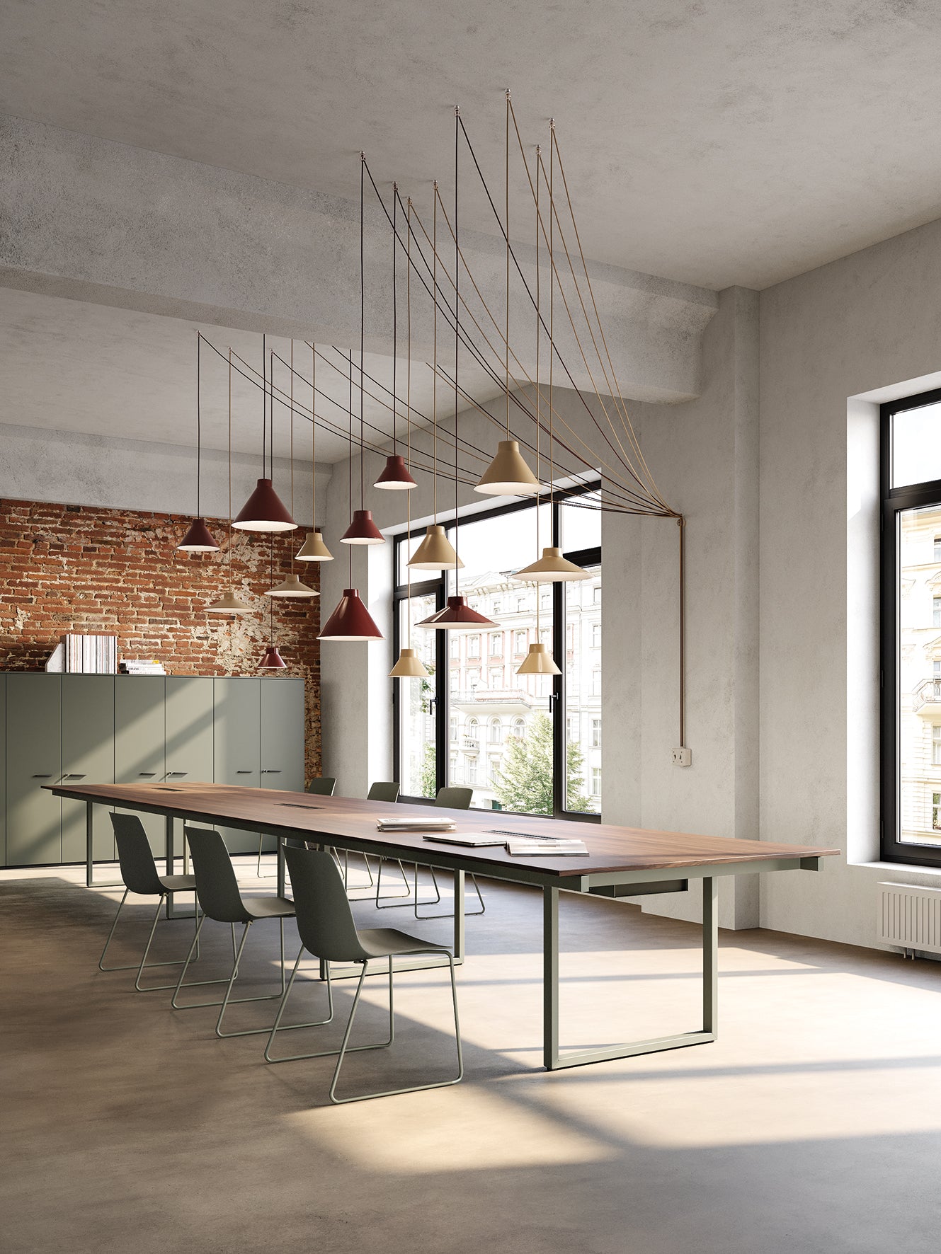 Tables de réunion modulaires Be.1