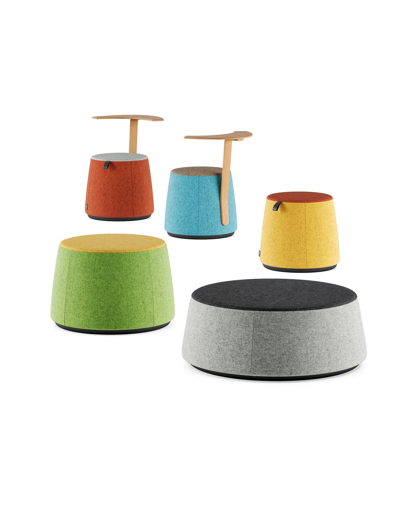 Collection de poufs design avec table intégrée C1.8