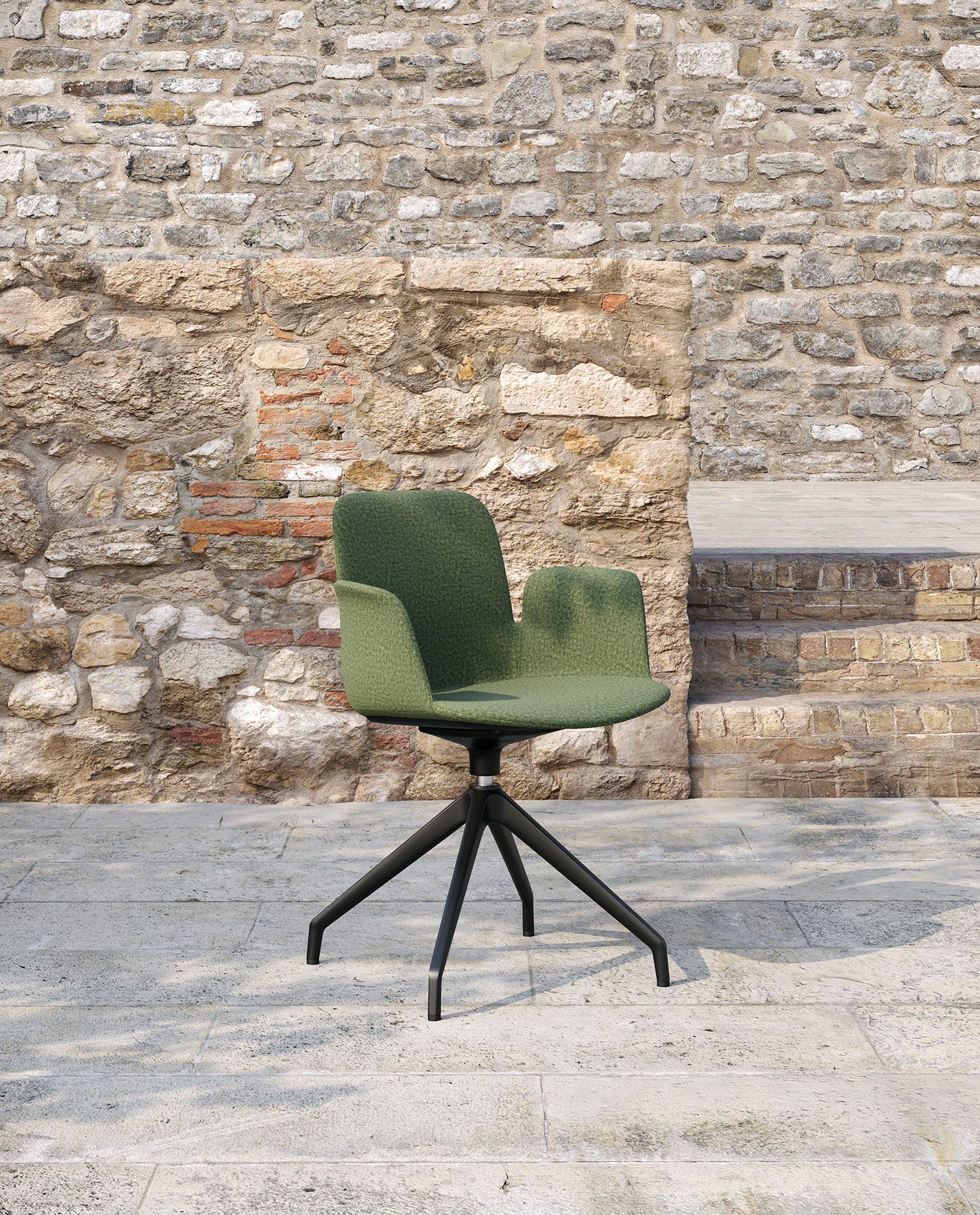 Fauteuil pivotant Fior di Loto