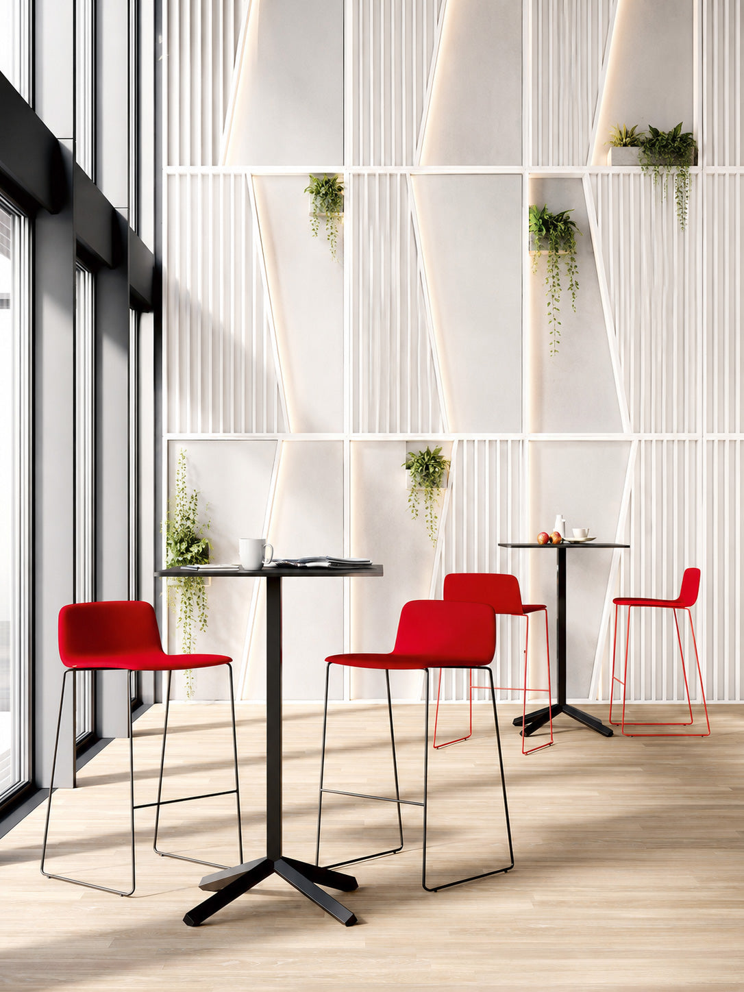 Tables hautes Flamingo