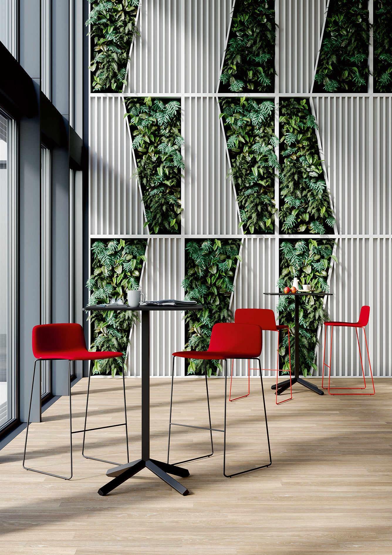 Tables hautes Flamingo