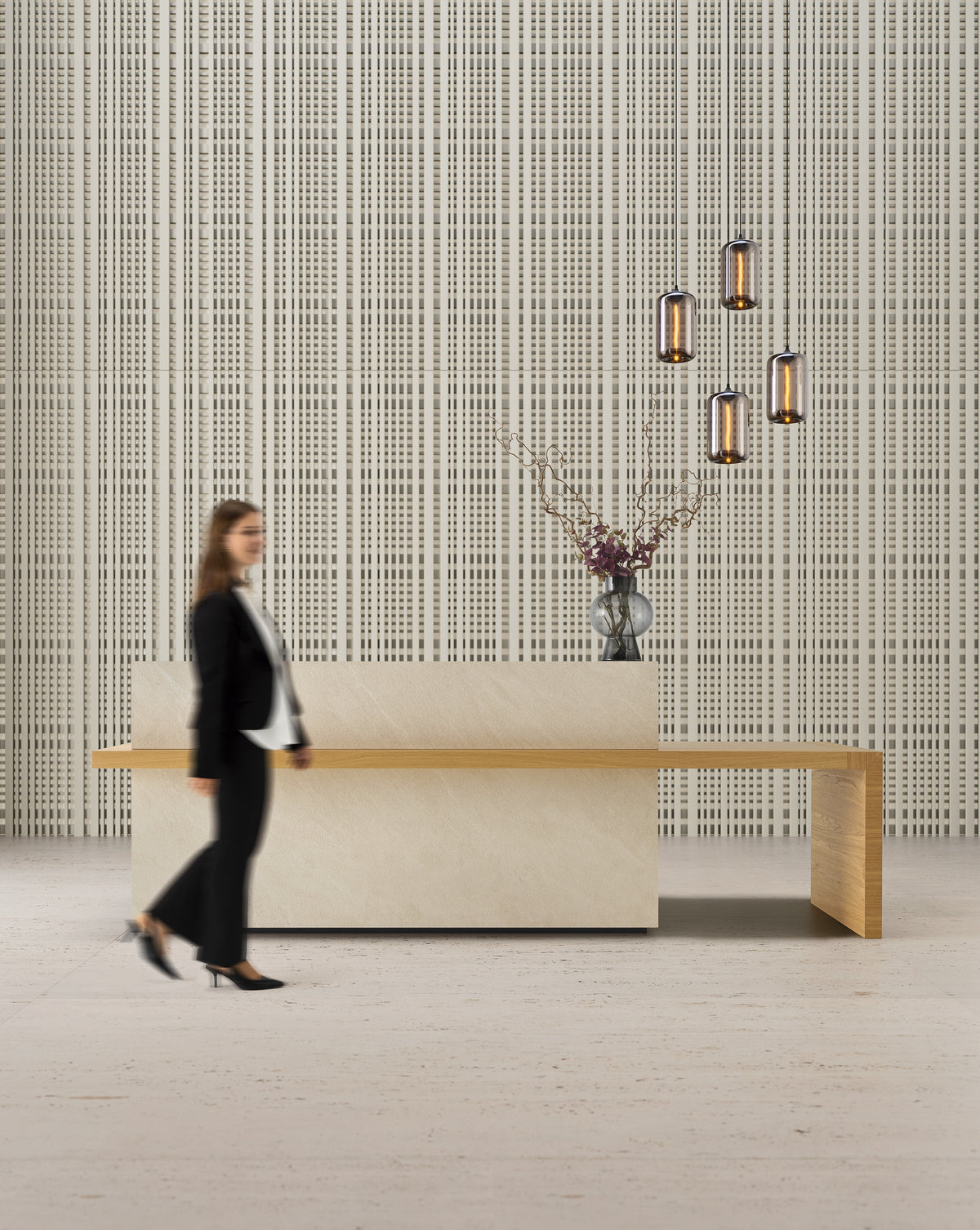Réception design pour entreprises Kyo HUB Reception est une banque d ...