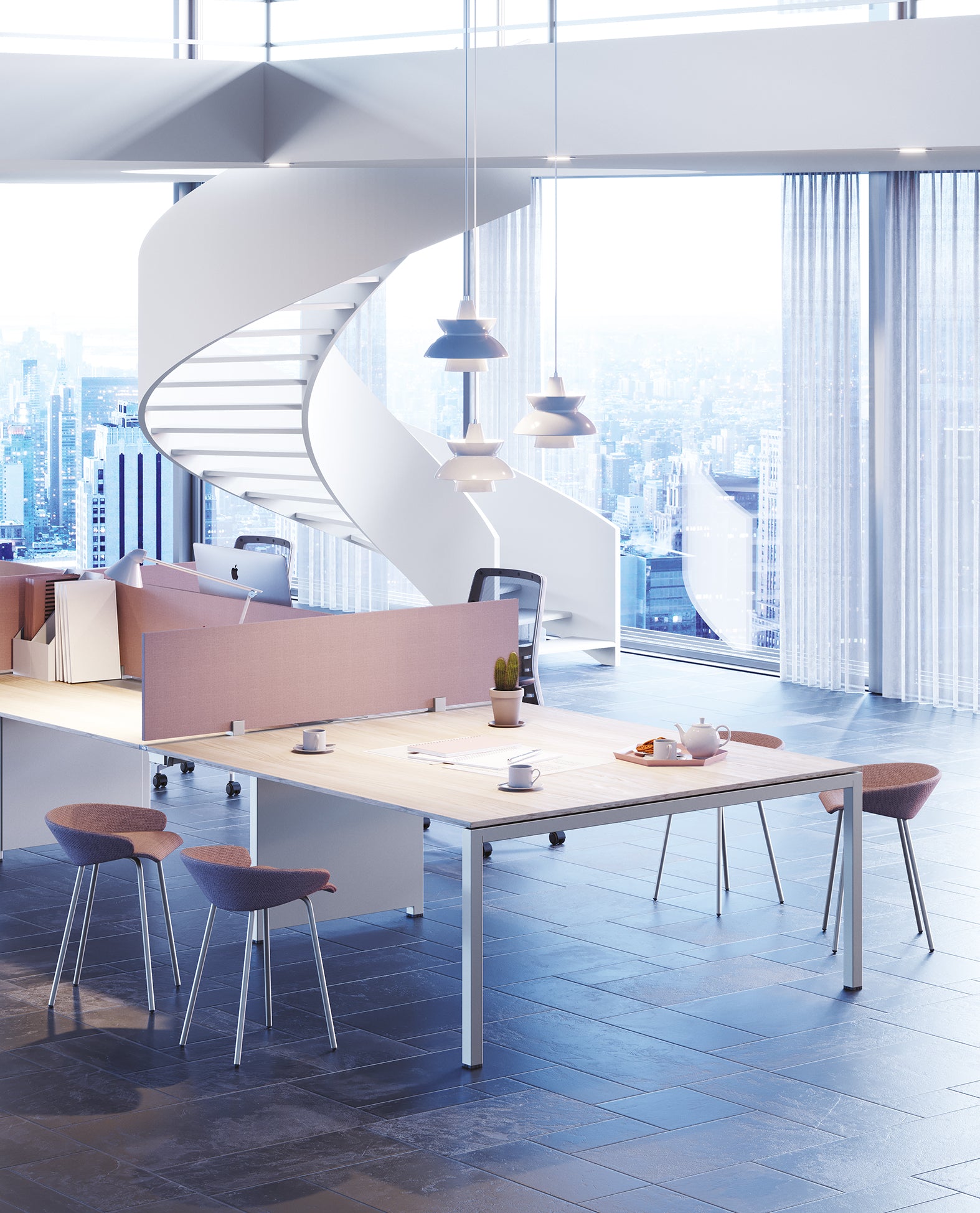 Table de réunion Pop Easy