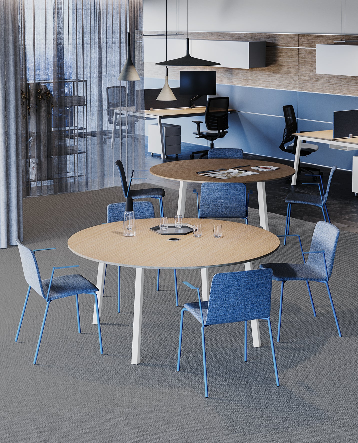Tables de réunion modulaires Pop Ace