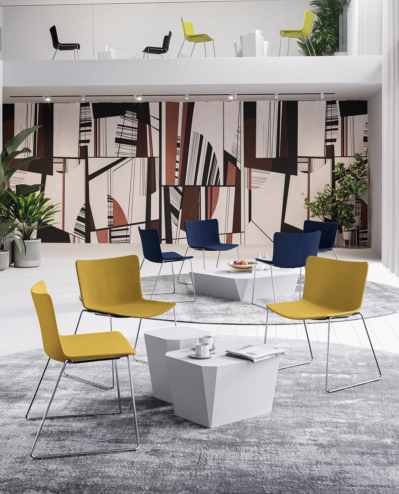 Chaises empilables Poppea