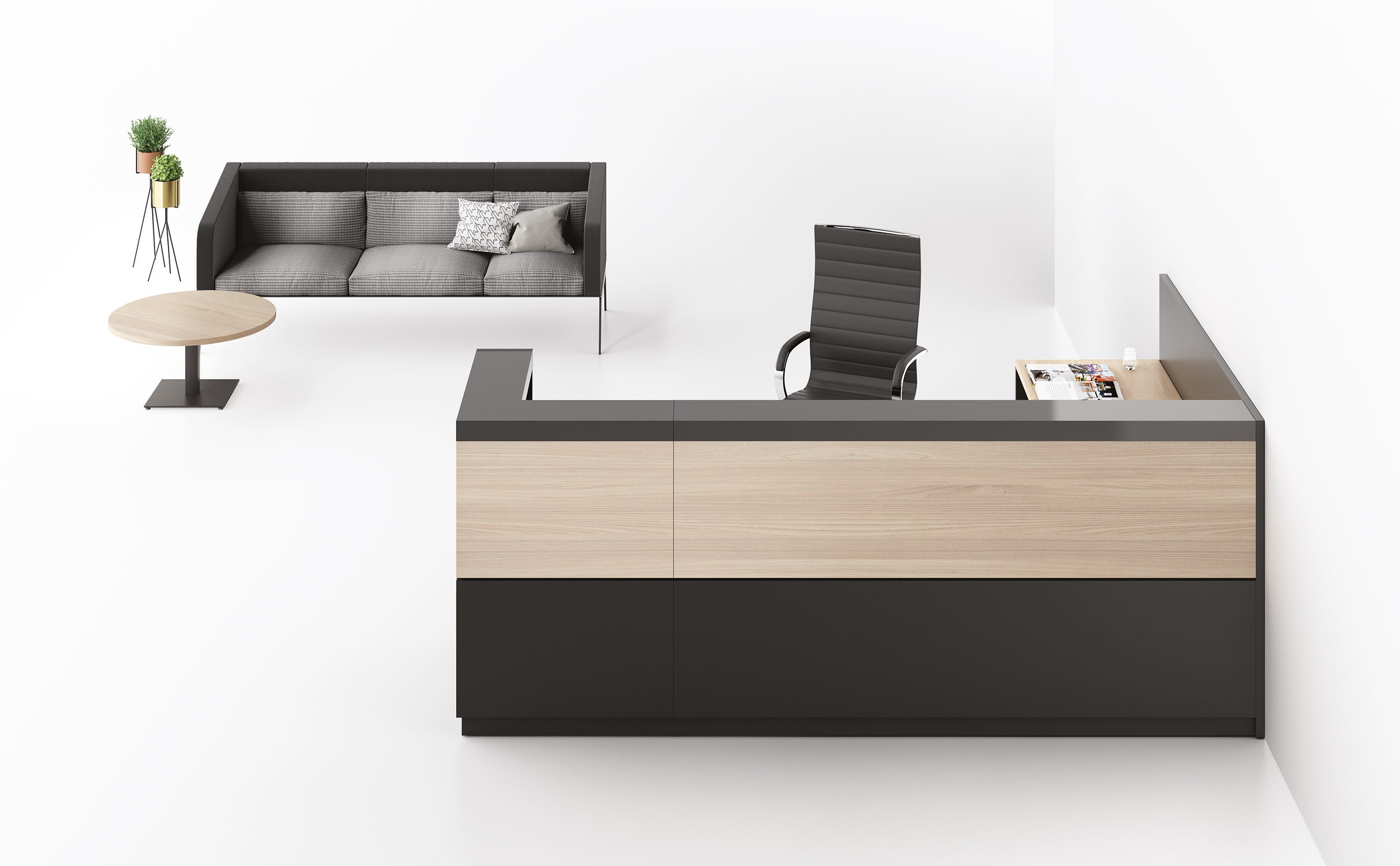 Banque d’accueil design Vogue