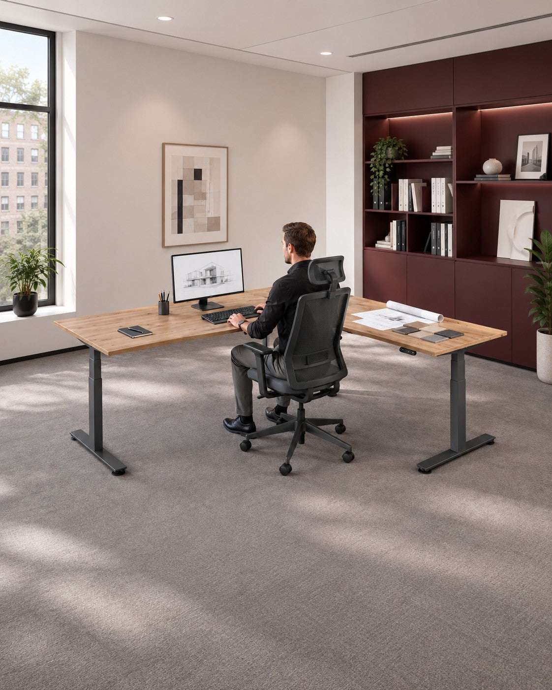 Bureau d’angle électrique VXDSMW