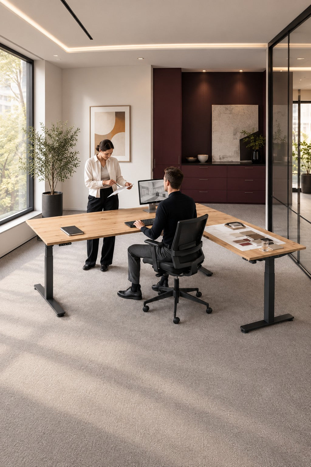 Bureau d’angle électrique VXDSMW