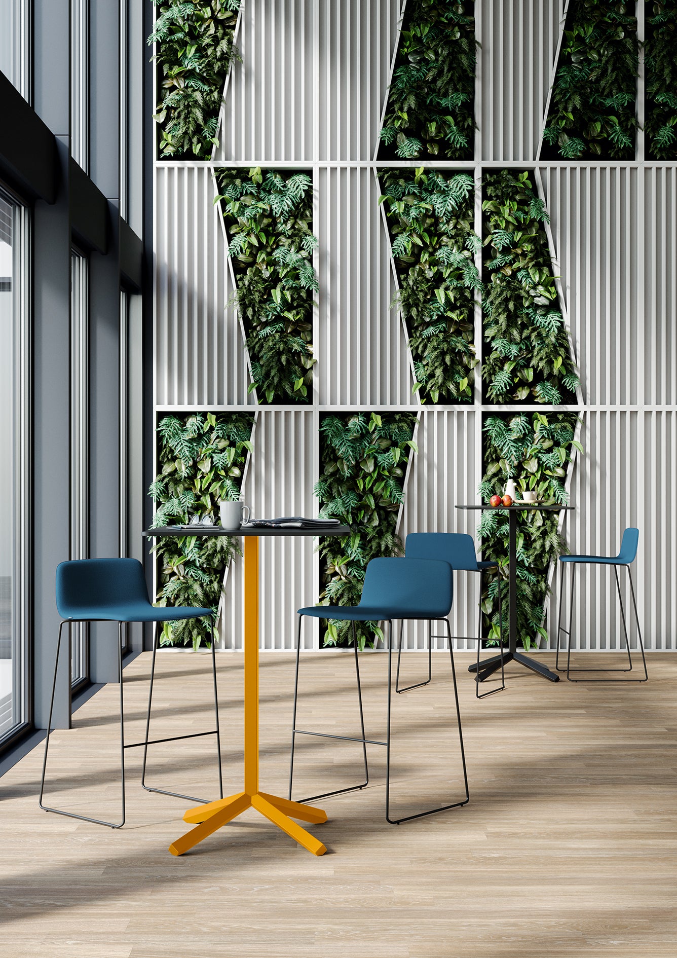 Chaises en bois Yo Wood & Tissu