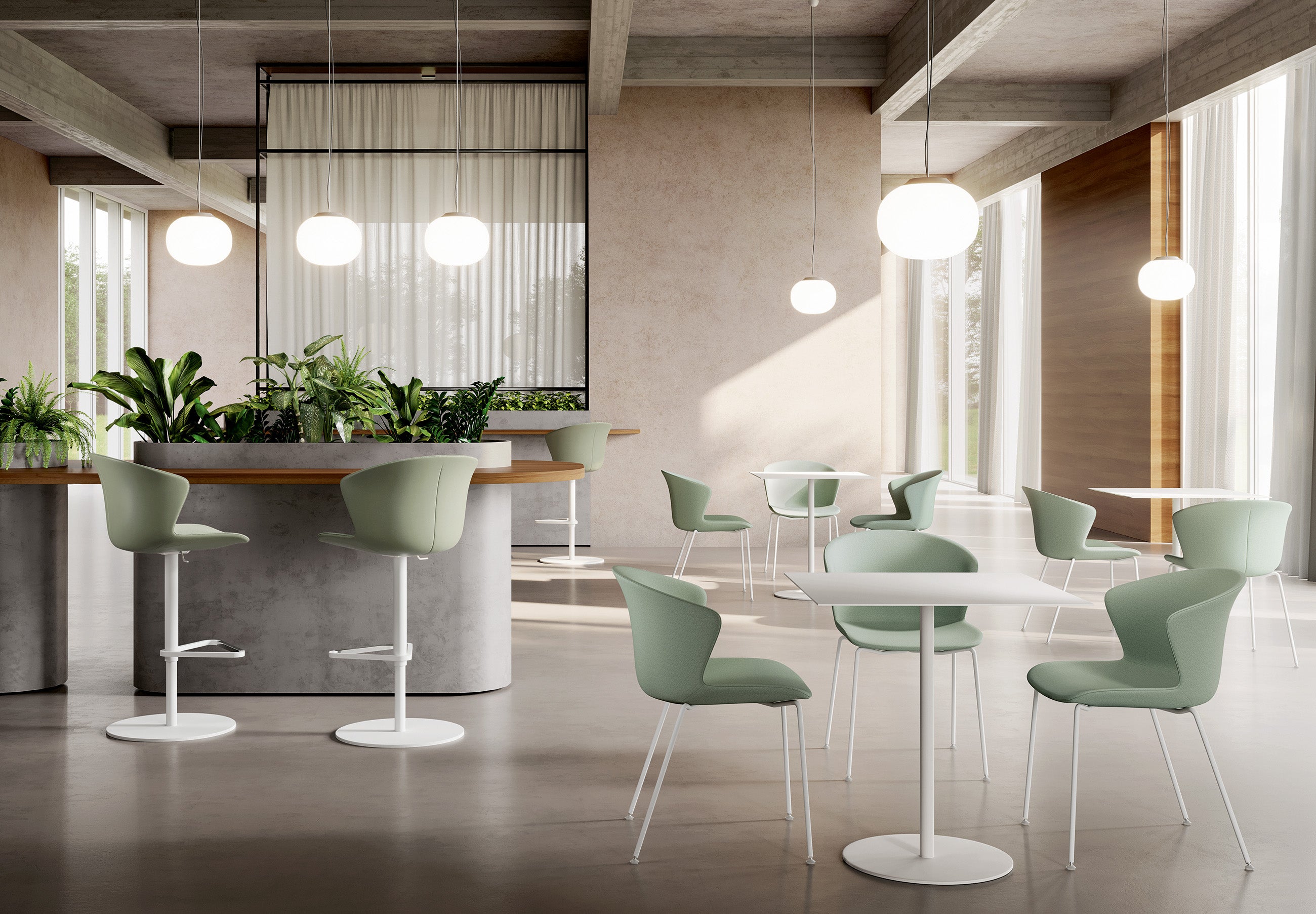 La chaise de réunion Kicca Plus