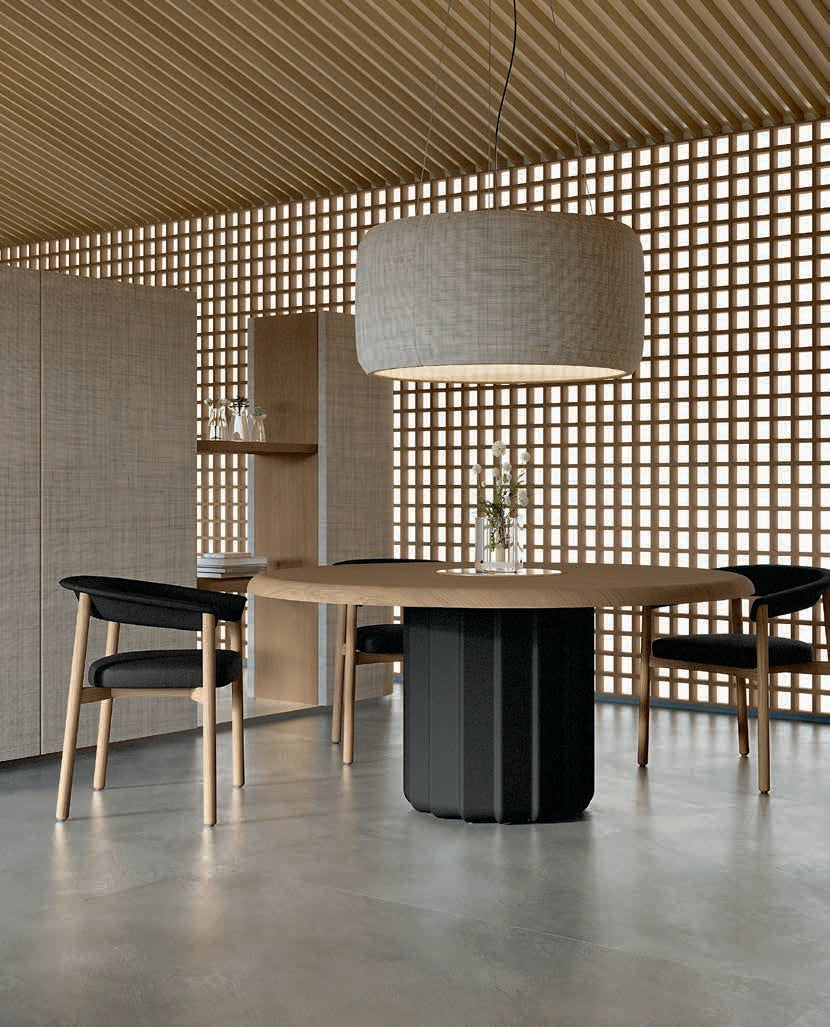 Table ronde design Sabree