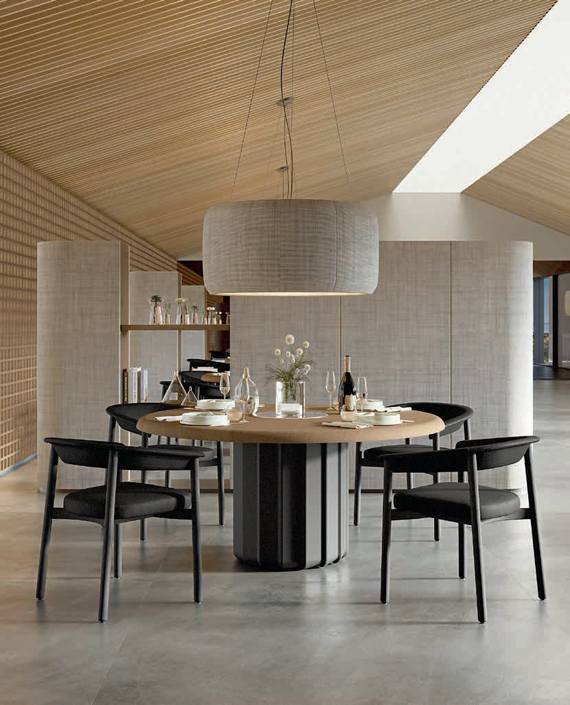 Table ronde design Sabree