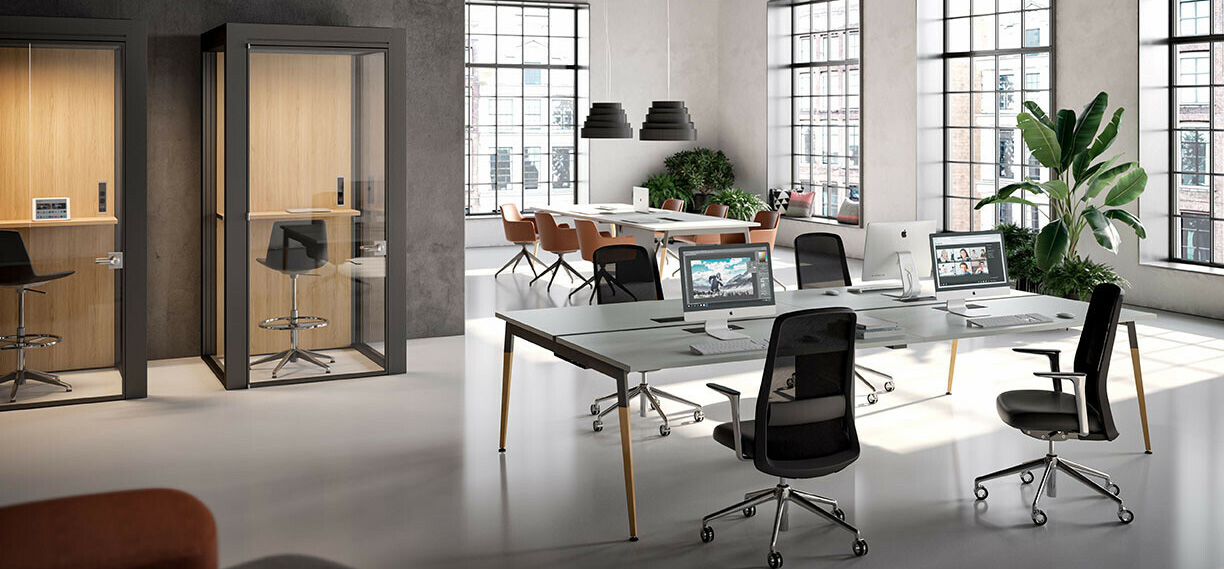 Mobilier de bureau design Pro, bureau et fauteuil ergonomique